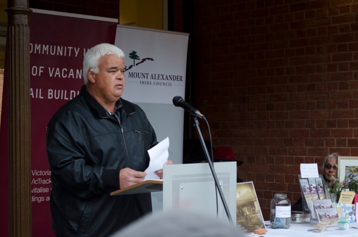 Ron Kerr Jnr performing the Welcome to Country.