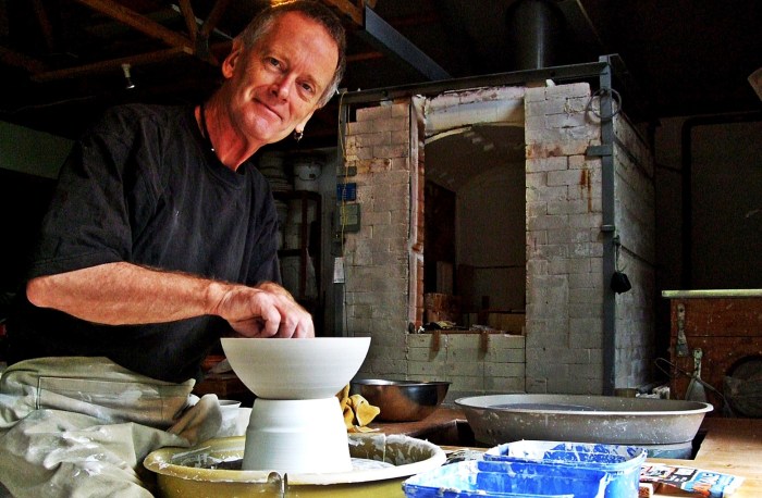 Phil Elson at the wheel